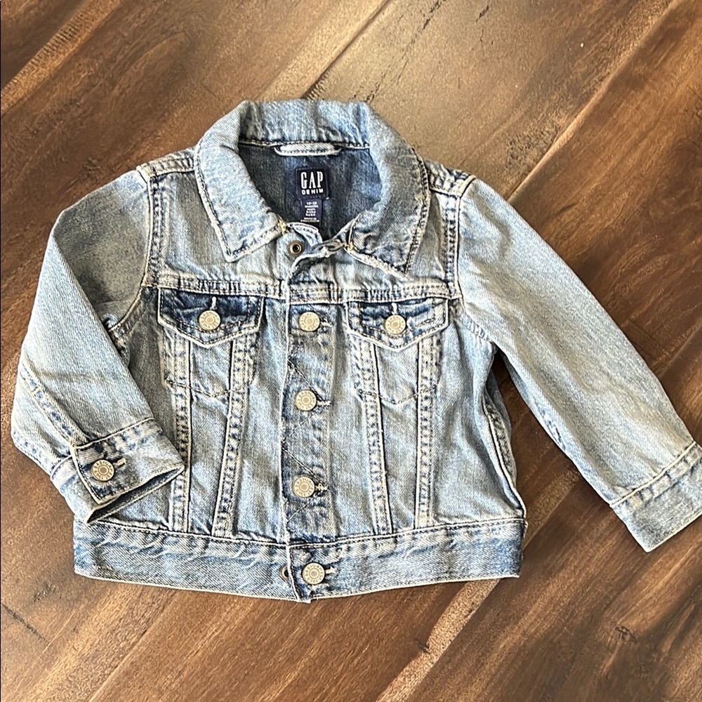 GAP Kids Light Blue Denim Jacket (12-18 months)
